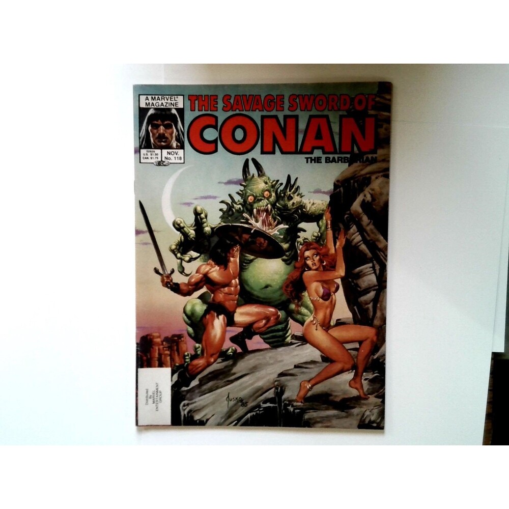 The Savage Sword of Conan #118 Marvel Joe Jusko Cover 1985
